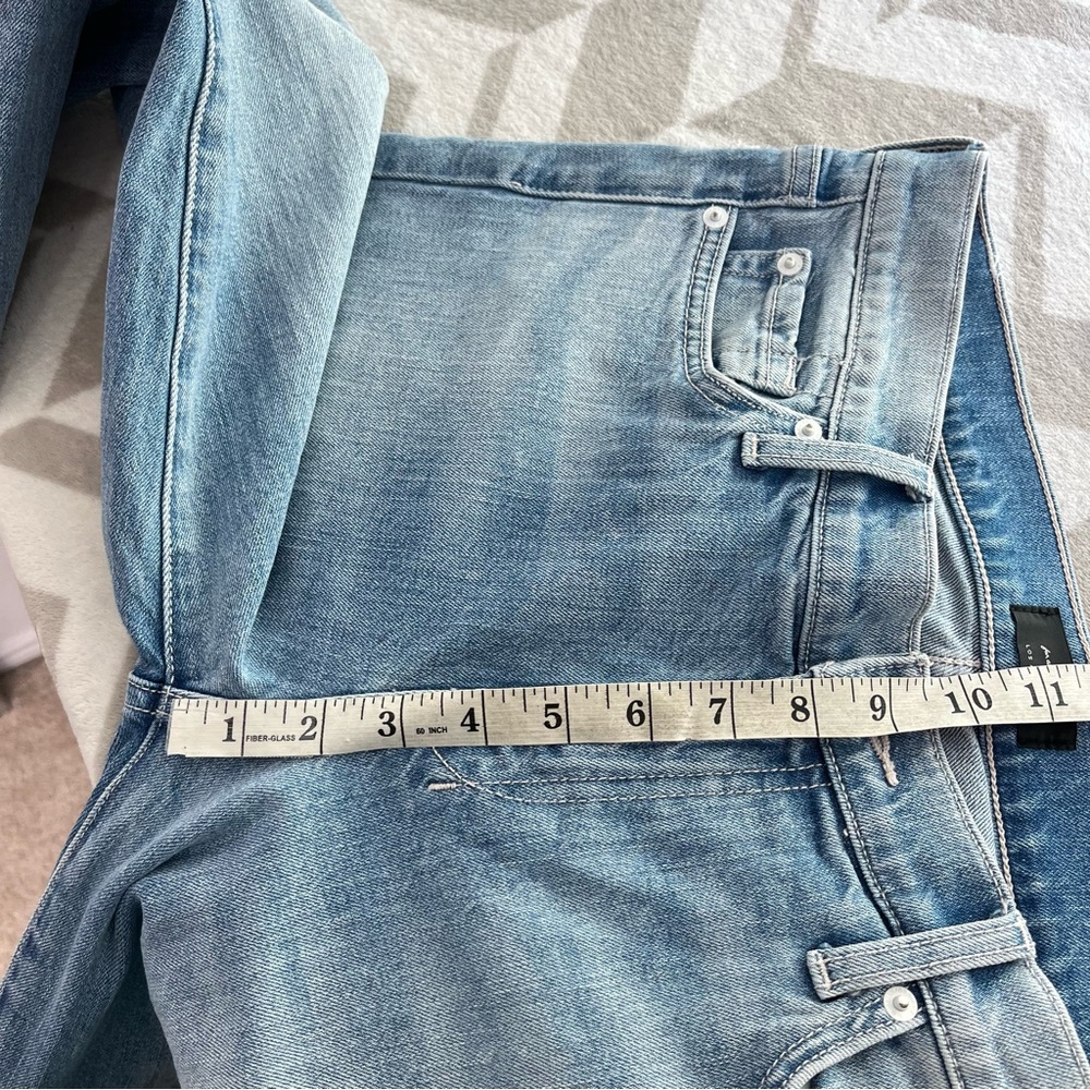 7 FOR ALL MANKIND Dojo Tailorless Jeans size 30 Cowgirl Bootcut - Picture 7 of 10